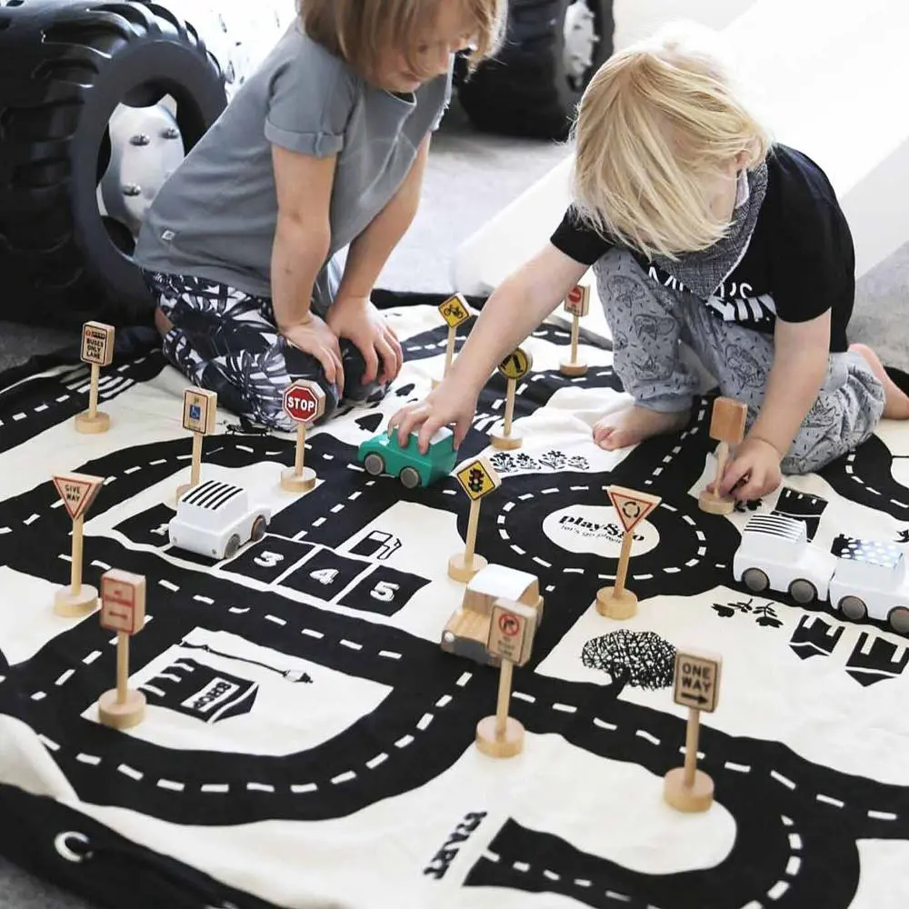 Speelkleed/Opbergzak Roadmap van Play and Go - My Little Carpet