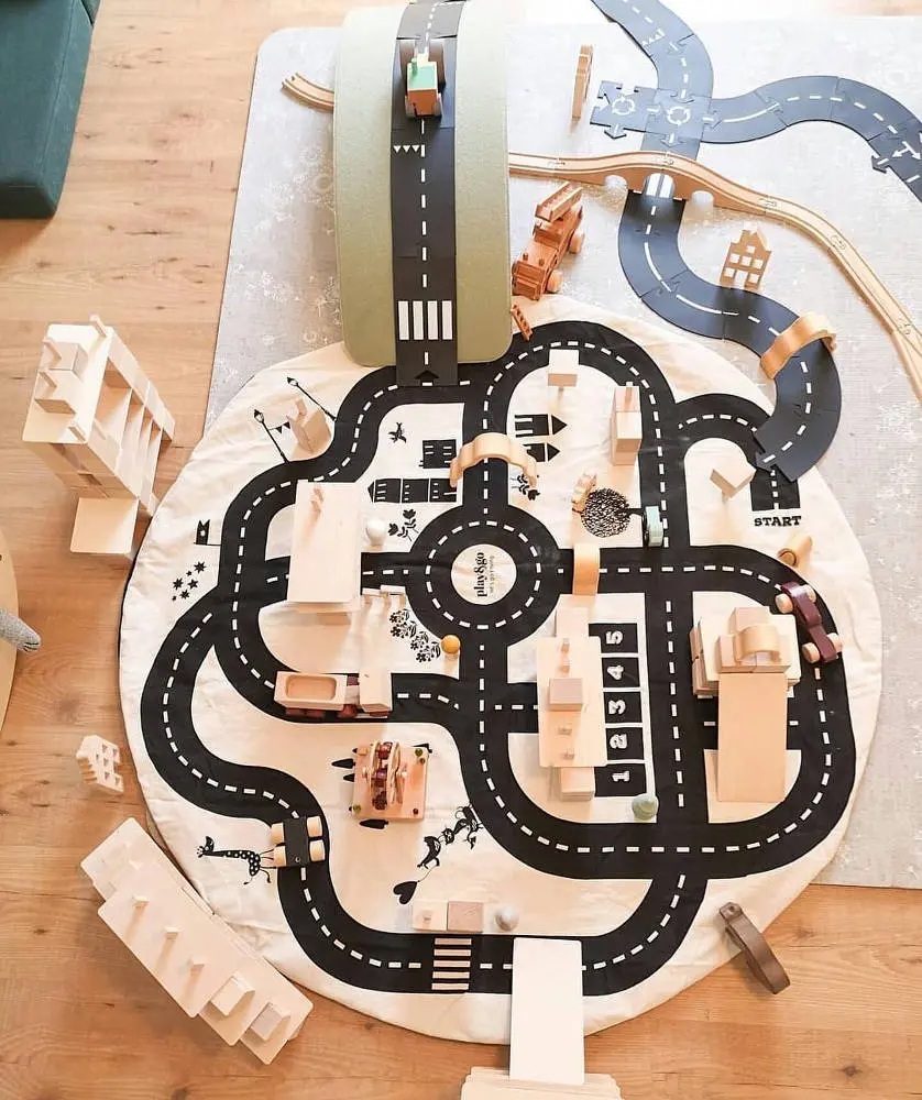 Speelkleed/Opbergzak Roadmap van Play and Go - My Little Carpet