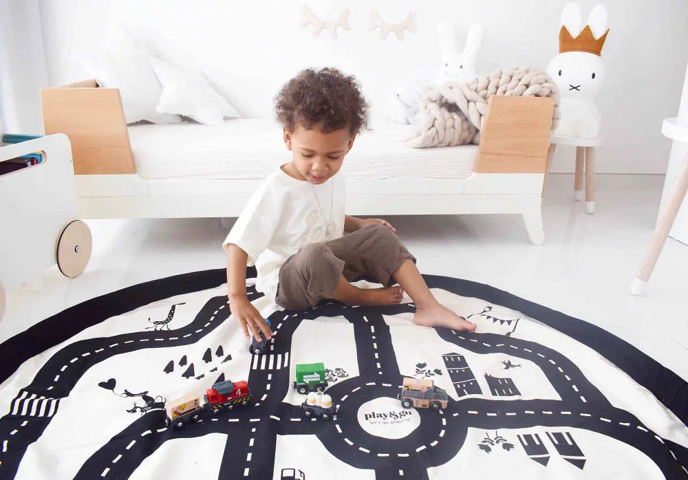Speelkleed/Opbergzak Roadmap van Play and Go - My Little Carpet