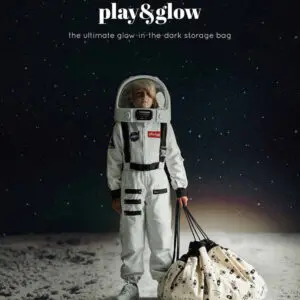 Speelkleed/Opbergzak 'Space, Glow in the dark' van Play and Go - My Little Carpet