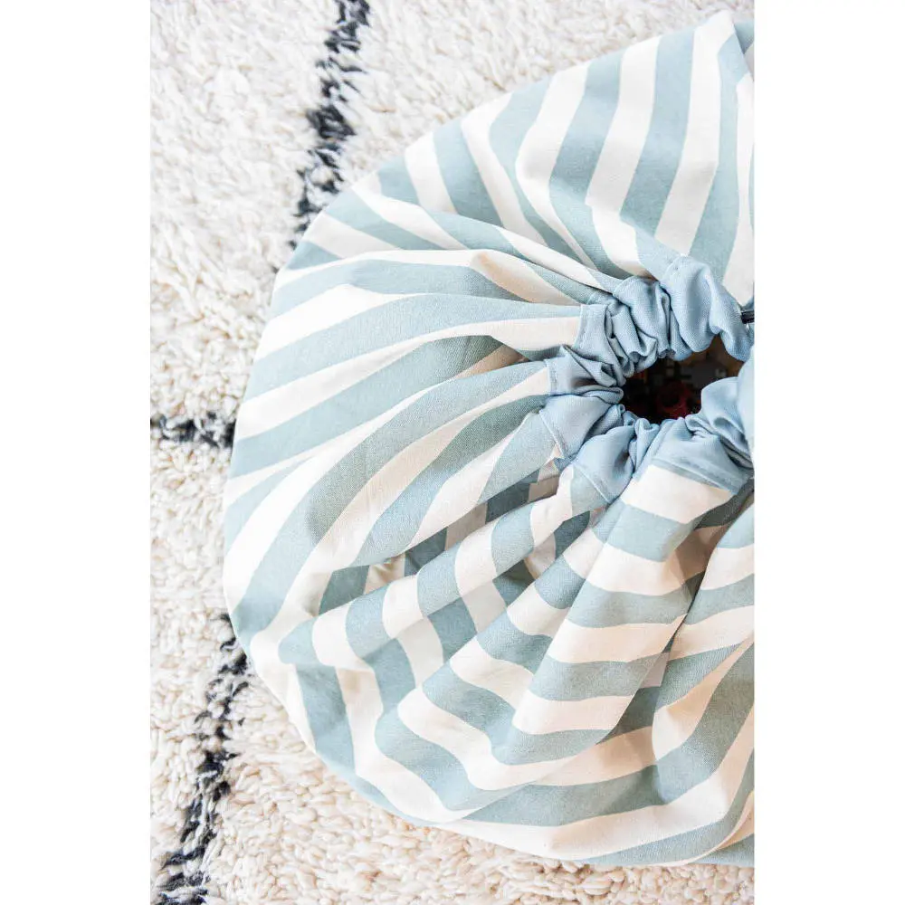 Speelkleed/Opbergzak Stripes Green van Play and Go - My Little Carpet