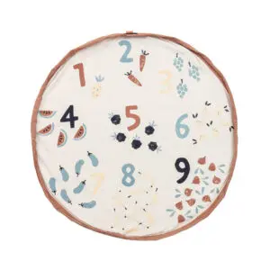 Speelkleed/Opbergzak Veggie Numbers van Play and Go - My Little Carpet