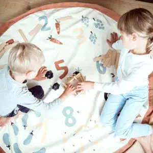 Speelkleed/Opbergzak Veggie Numbers van Play and Go - My Little Carpet