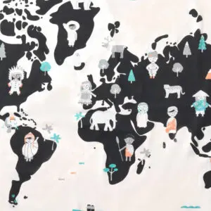 Speelkleed/Opbergzak Worldmap van Play and Go - My Little Carpet