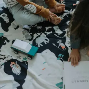 Speelkleed/Opbergzak Worldmap van Play and Go - My Little Carpet