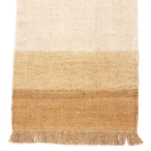 Jute vloerkleed Hind Oker geel van KidsDepot - My Little Carpet