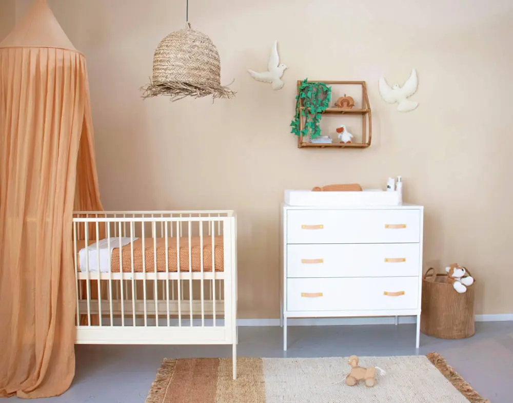 Jute vloerkleed Hind Roze van KidsDepot - My Little Carpet