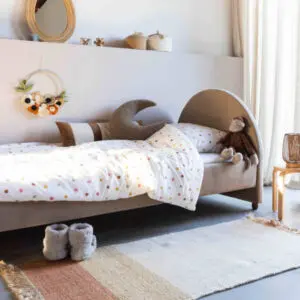 Jute vloerkleed Hind Pink van KidsDepot - My Little Carpet