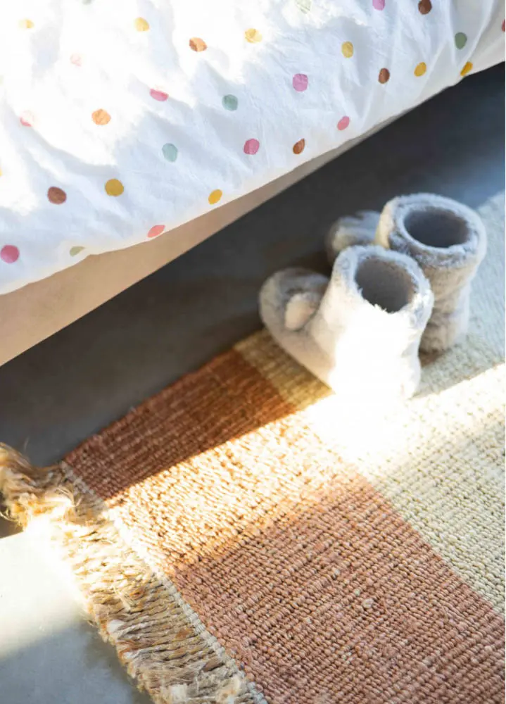 Jute vloerkleed Hind Roze van KidsDepot - My Little Carpet