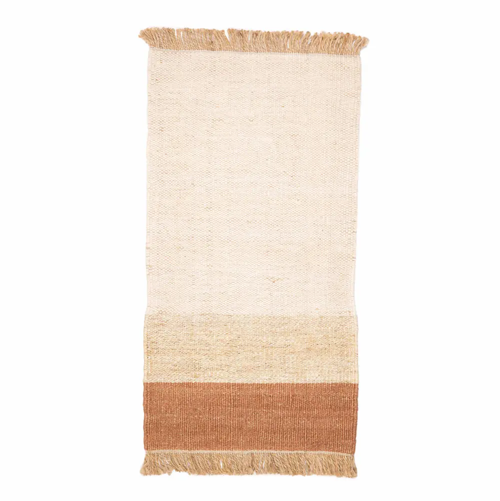 Jute vloerkleed Hind Terra van KidsDepot - My Little Carpet
