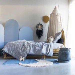 Vloerkleed Iva Maan Beige van KidsDepot - My Little Carpet