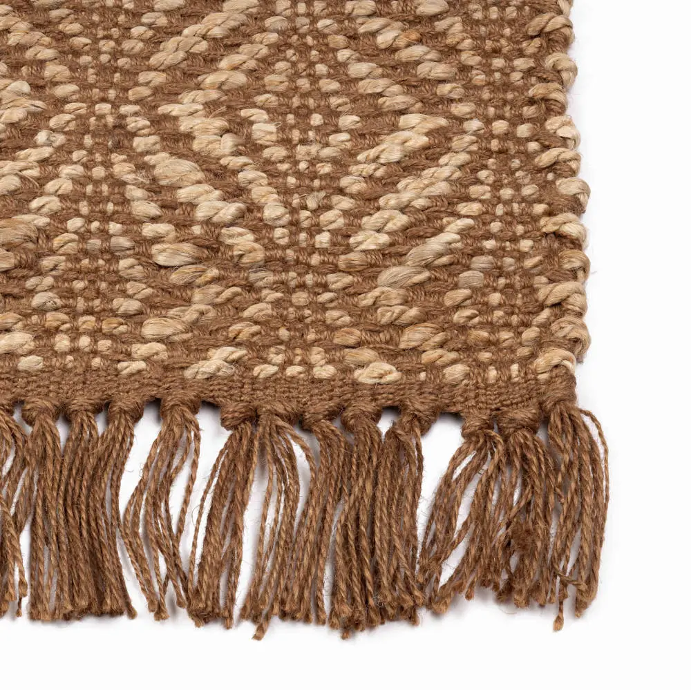 Jute vloerkleed Holly Bruin van KidsDepot - My Little Carpet