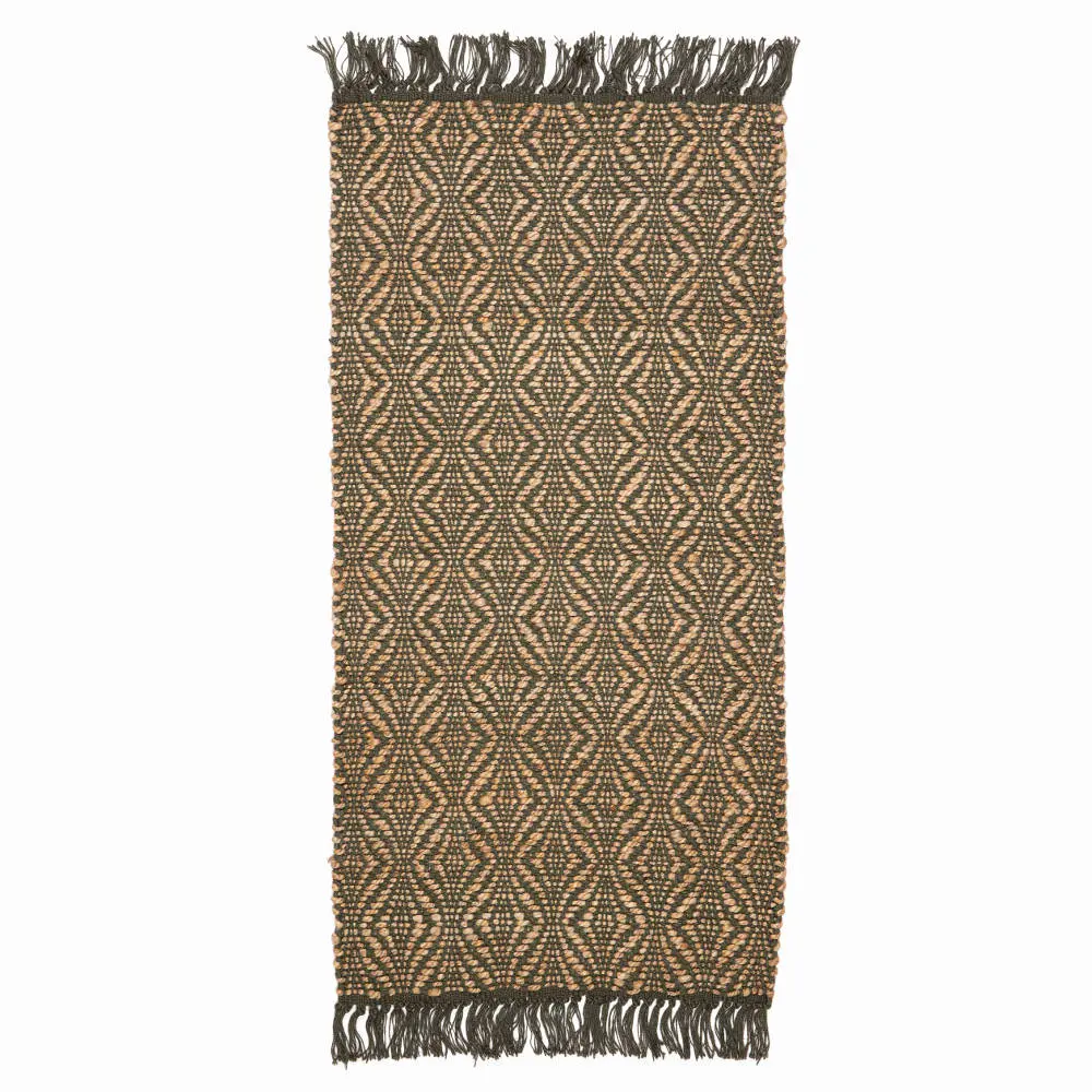 Jute vloerkleed Holly Groen van KidsDepot - My Little Carpet