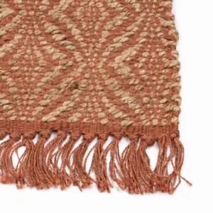 Jute vloerkleed Holly Roze van KidsDepot - My Little Carpet