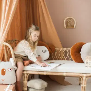 Knuffel Kussen Velvet Monkey van Wigiwama - My Little Carpet