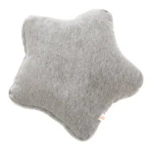 Star Kussen Velvet Grey van Wigiwama - My Little Carpet