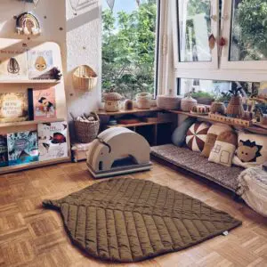 Baby speelkleed Blad / Leaf Sand Castle van Toddlekind - My Little Carpet