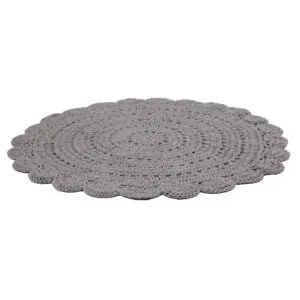 Gehaakt vloerkleed Alma Grey van Nattiot - My Little Carpet