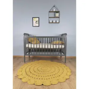 Gehaakt vloerkleed Alma Mango van Nattiot - My Little Carpet