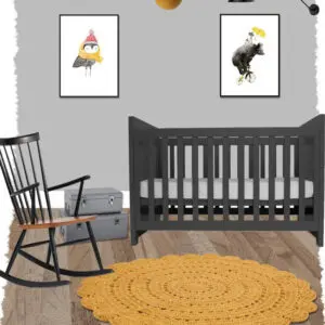 Gehaakt vloerkleed Alma Mango van Nattiot - My Little Carpet