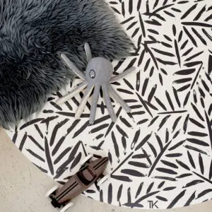 Knoeimat, Clean Wean Mat, Ocean Leaves Anchor van Toddlekind - My Little Carpet