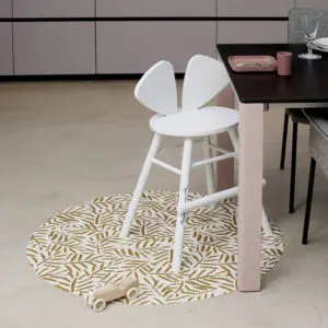 Knoeimat, Clean Wean Mat, Ocean Leaves Sand Castle van Toddlekind - My Little Carpet