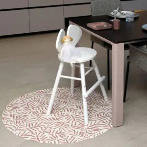 Knoeimat, Clean Wean Mat, Ocean Leaves Sea Shell van Toddlekind - My Little Carpet
