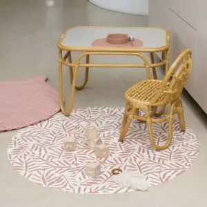 Knoeimat, Clean Wean Mat, Ocean Leaves Sea Shell van Toddlekind - My Little Carpet