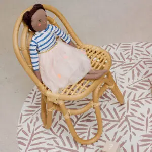Knoeimat, Clean Wean Mat, Ocean Leaves Sea Shell van Toddlekind - My Little Carpet