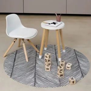 Knoeimat, Clean Wean Mat, Sandy Lines Anchor van Toddlekind - My Little Carpet