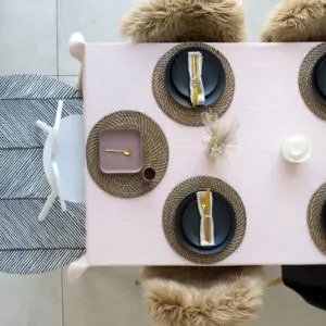 Knoeimat, Clean Wean Mat, Sandy Lines Anchor van Toddlekind - My Little Carpet