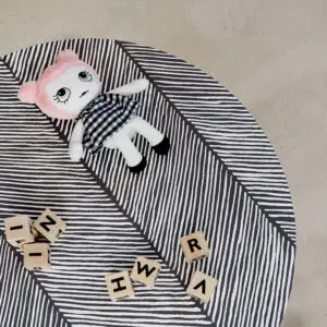 Knoeimat, Clean Wean Mat, Sandy Lines Anchor van Toddlekind - My Little Carpet