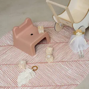 Knoeimat, Clean Wean Mat, Sandy Lines Sea Shell van Toddlekind - My Little Carpet