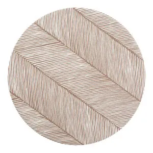 Knoeimat, Clean Wean Mat, Sandy Lines Tan van Toddlekind - My Little Carpet