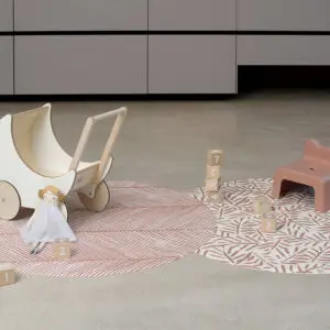 Knoeimat, Clean Wean Mat, Sea Shell van Toddlekind - My Little Carpet