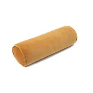 Roll Cushion Velvet Mustard van Wigiwama - My Little Carpet