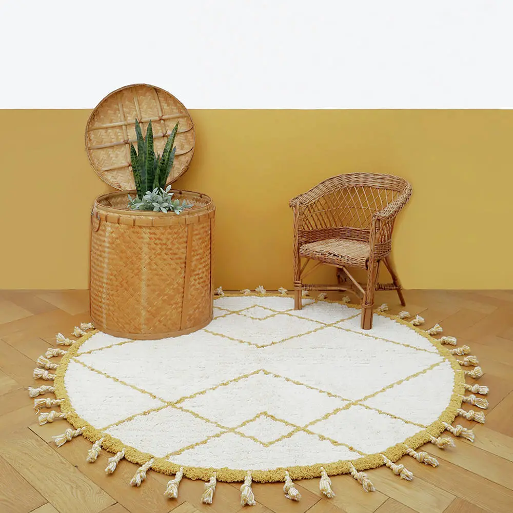 Vloerkleed Côme Natural Mango van Nattiot - My Little Carpet