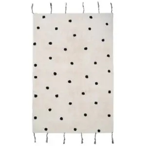 Vloerkleed Dots Black van Nattiot - My Little Carpet