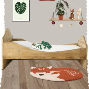 Vloerkleed Little Wolf van Nattiot - My Little Carpet