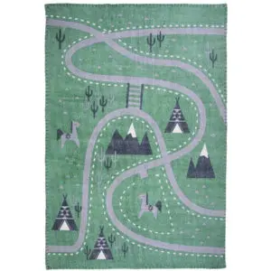 Vloerkleed Little Western Stonewashed van Nattiot - My Little Carpet