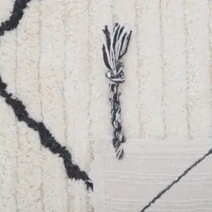 Vloerkleed Viktor Black van Nattiot - My Little Carpet