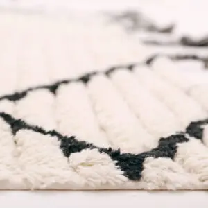 Vloerkleed Viktor Black van Nattiot - My Little Carpet