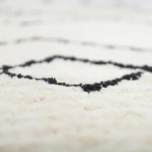 Vloerkleed Viktor Black van Nattiot - My Little Carpet