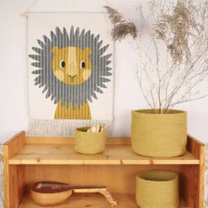Wandkleed Jaggo Lion Leeuw van Nattiot - My Little Carpet