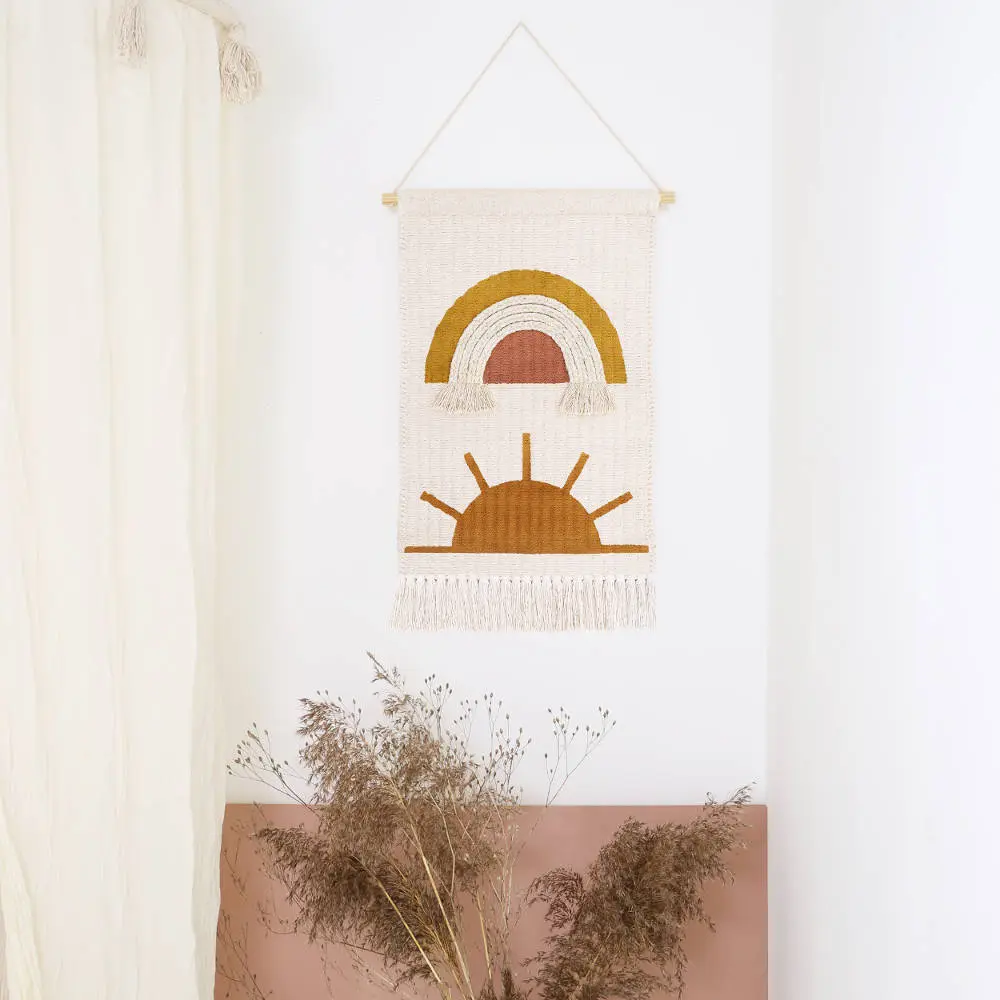 Wandhanger - Muurhanger Sunset van Nattiot - My Little Carpet