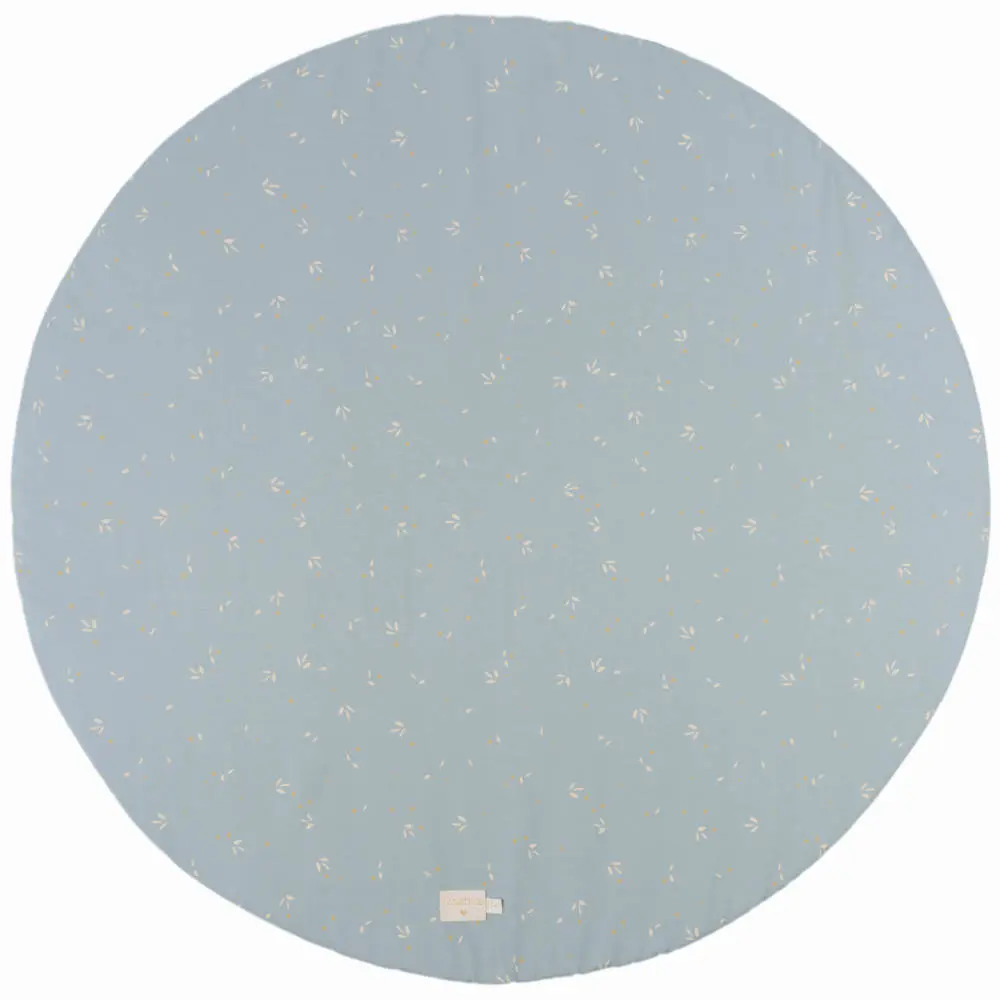 Speelkleed Full Moon Willow Soft Blue van Nobodinoz - My Little Carpet