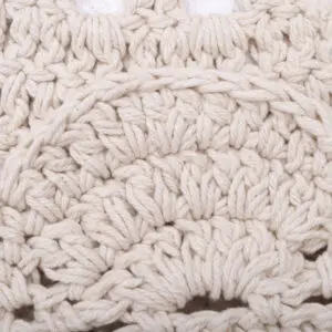 Gehaakt vloerkleed Alma Ecru van Nattiot - My Little Carpet