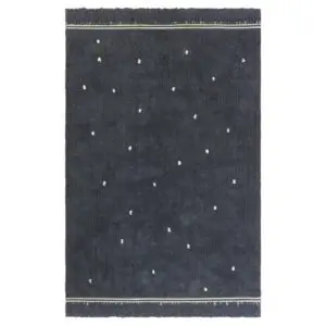 Vloerkleed Emily Dot Antracite van Tapis Petit - My Little Carpet