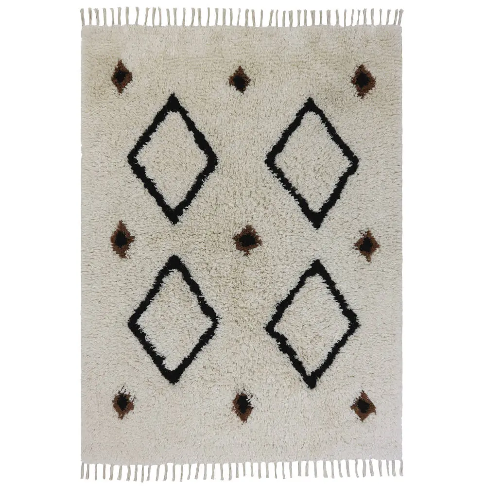 Vloerkleed Jet Black van Tapis Petit - My Little Carpet