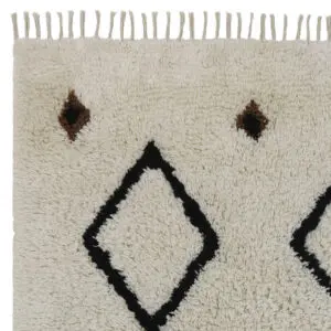 Vloerkleed Jet Black van Tapis Petit - My Little Carpet